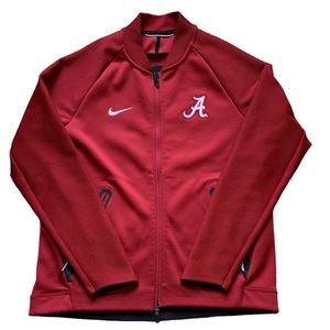 Alabama Crimson Tide Nike Full Zip Bama Team Warm Up Jacket Sz L